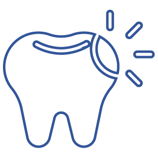 Icona dente Studio Dental Cure Sacchi